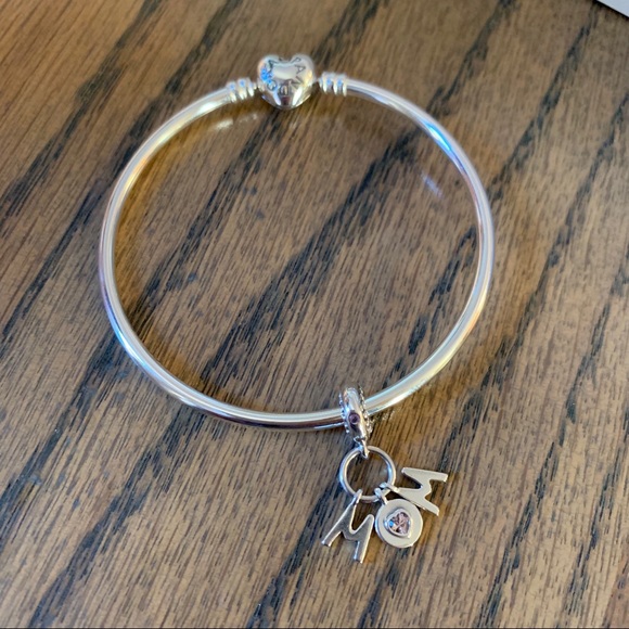 PANDORA Perfect Mom Bangle Gift Set Bracelet New - Picture 6 of 7